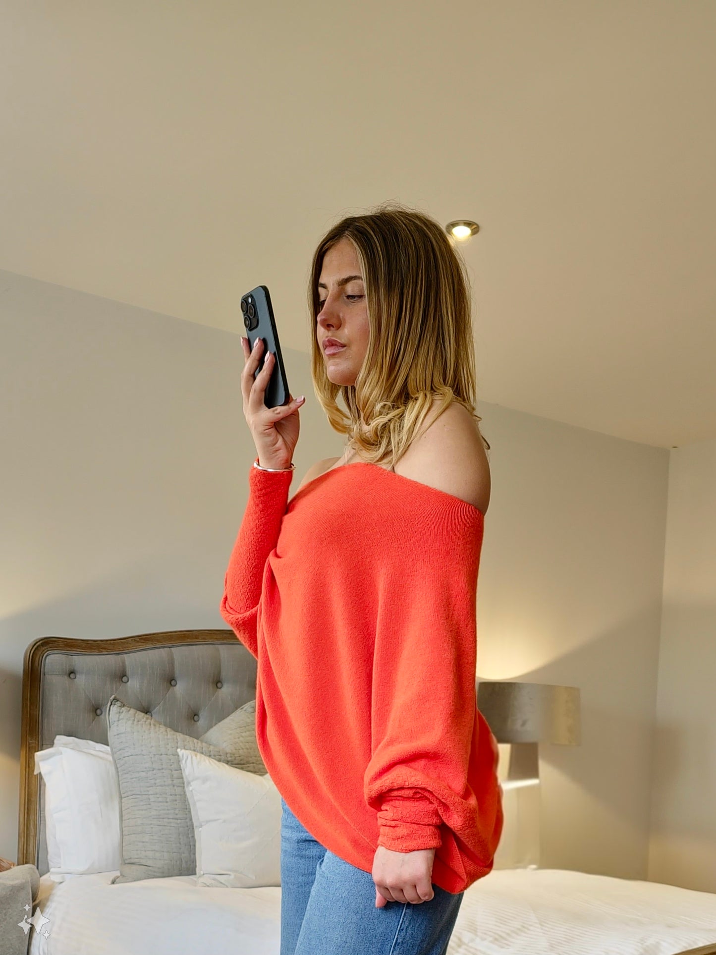 HARMONY Long sleeved asymmetric jumper