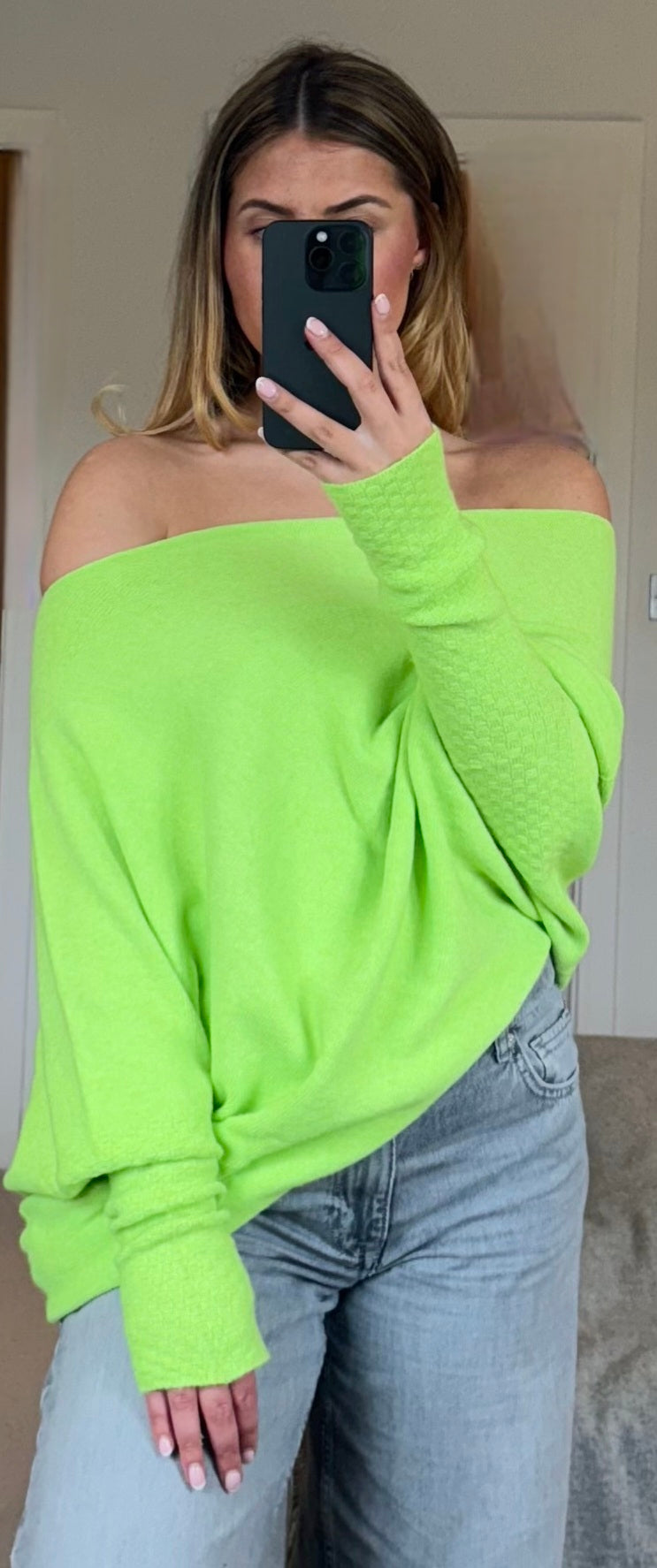 HARMONY Long sleeved asymmetric jumper