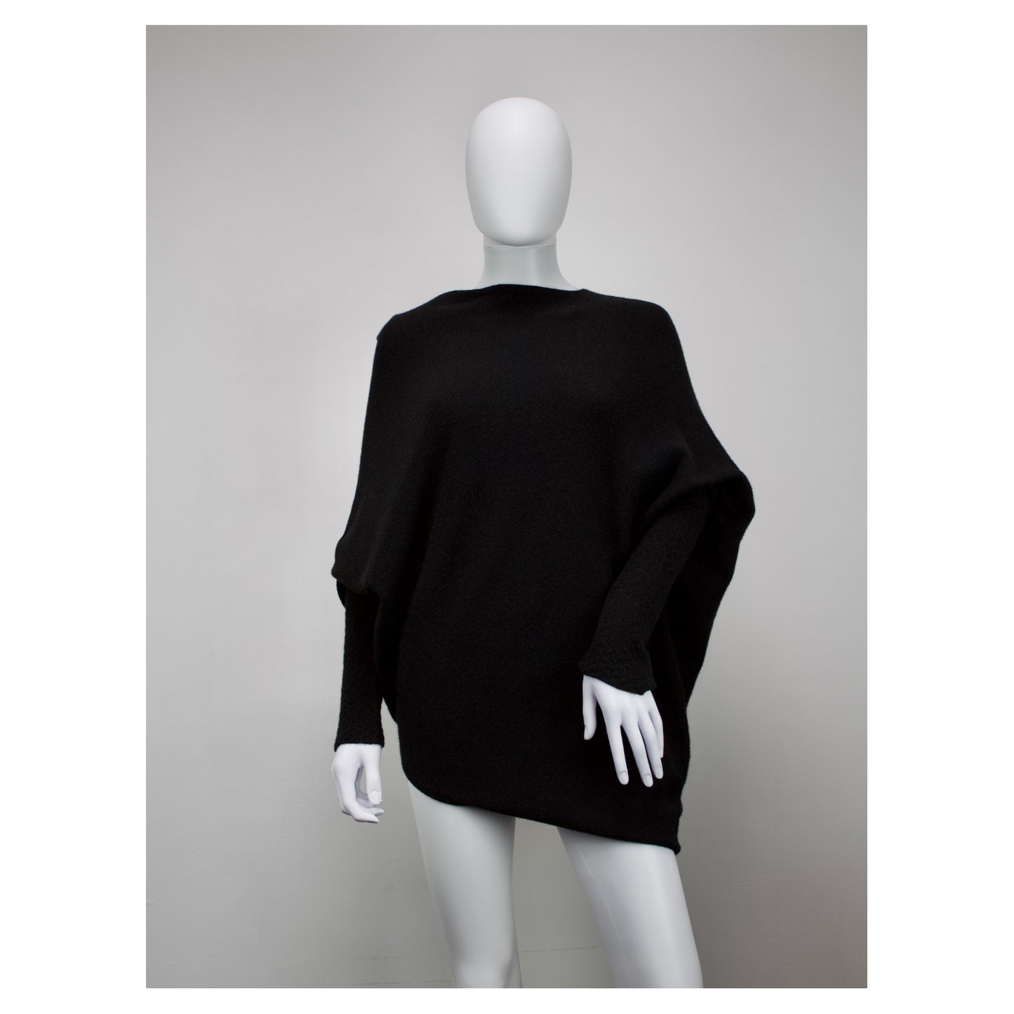 HARMONY Long sleeved asymmetric jumper