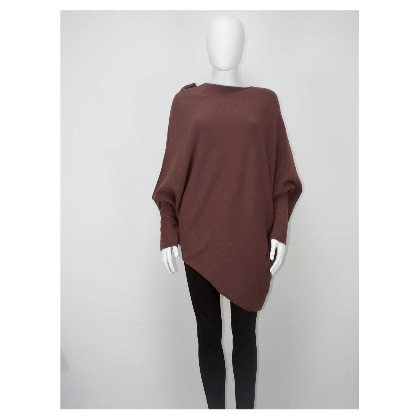 HARMONY Long sleeved asymmetric jumper