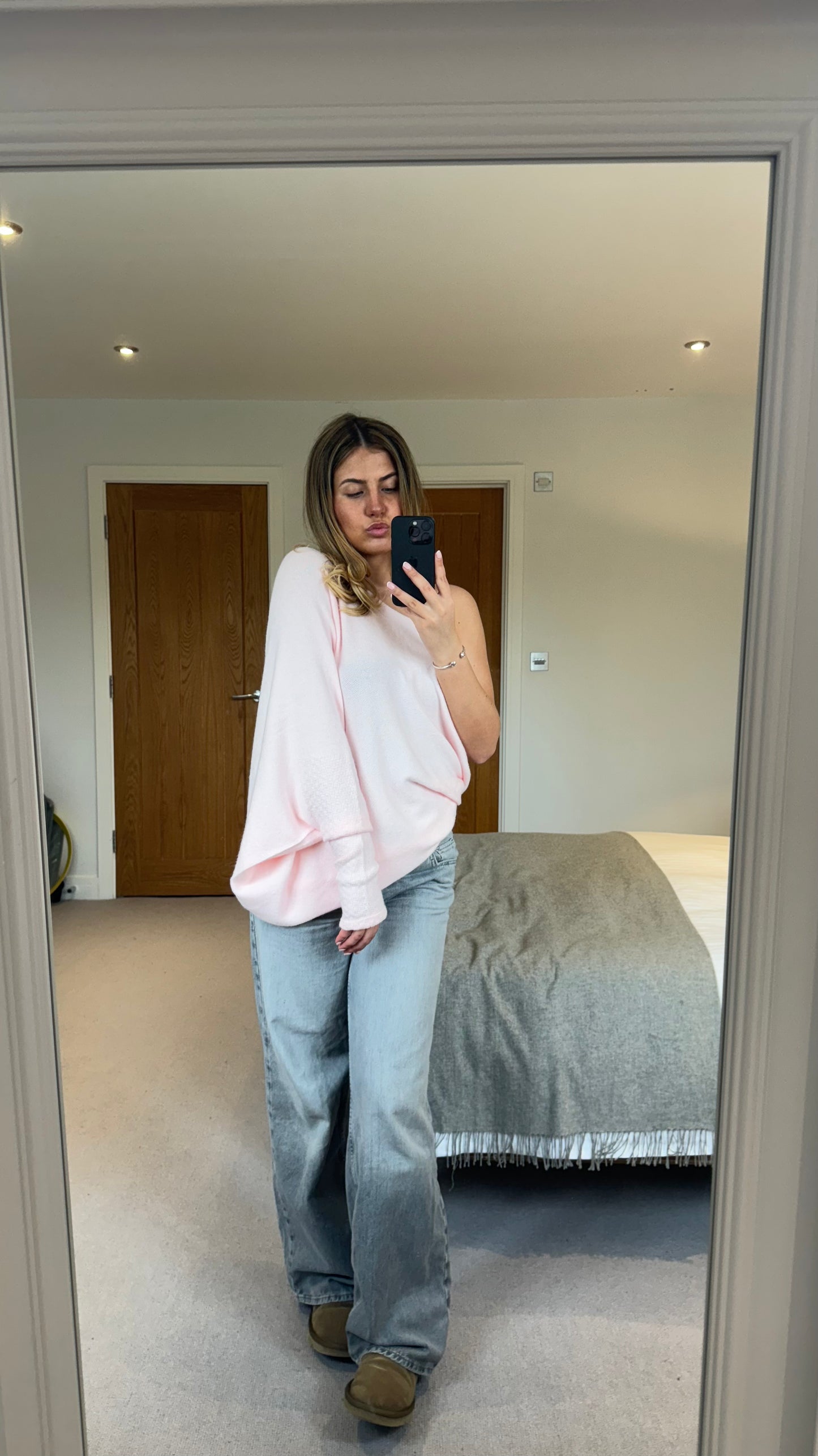 HARMONY Long sleeved asymmetric jumper