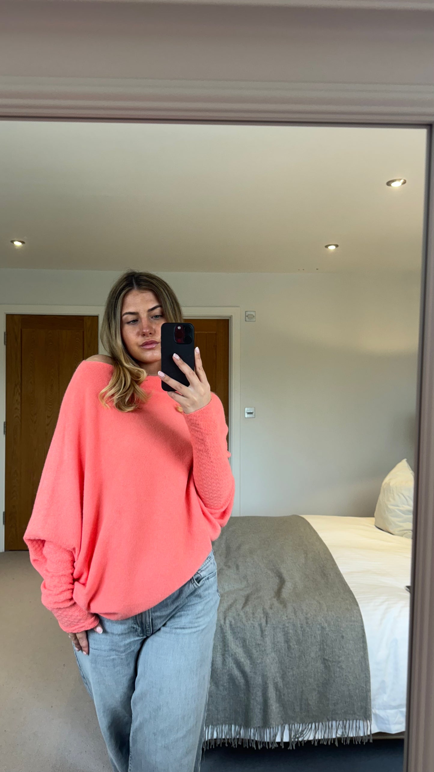 HARMONY Long sleeved asymmetric jumper