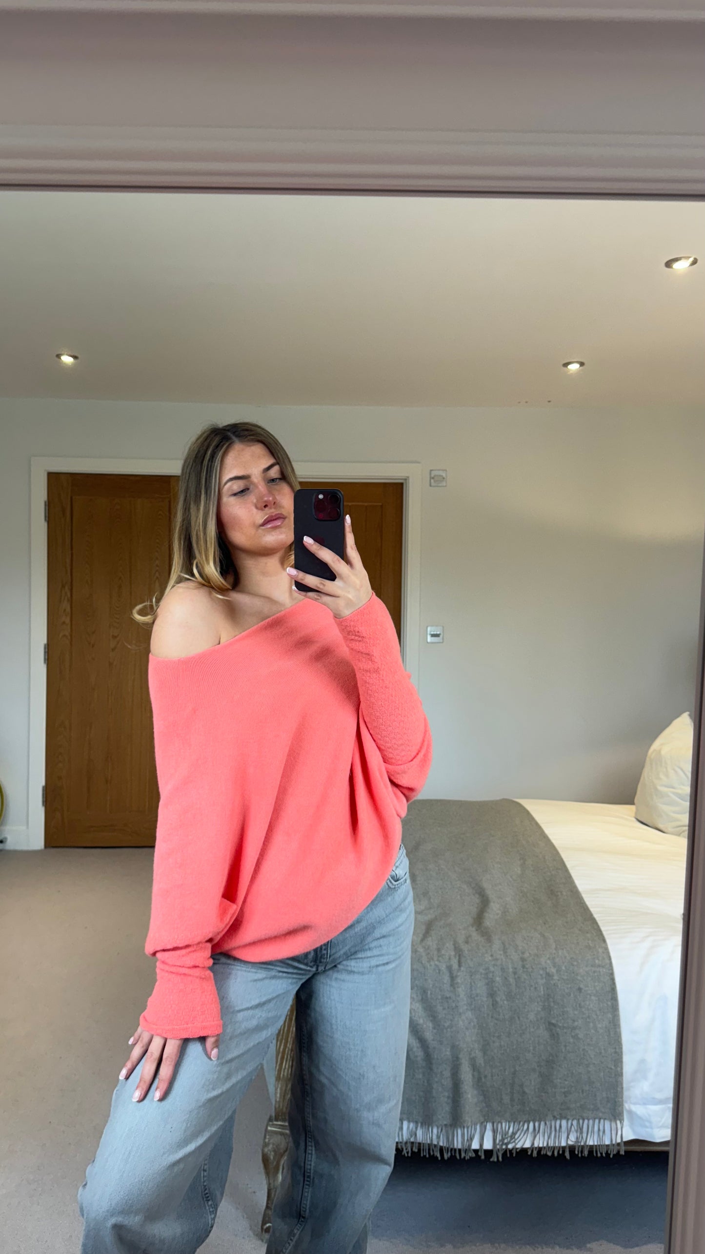 HARMONY Long sleeved asymmetric jumper
