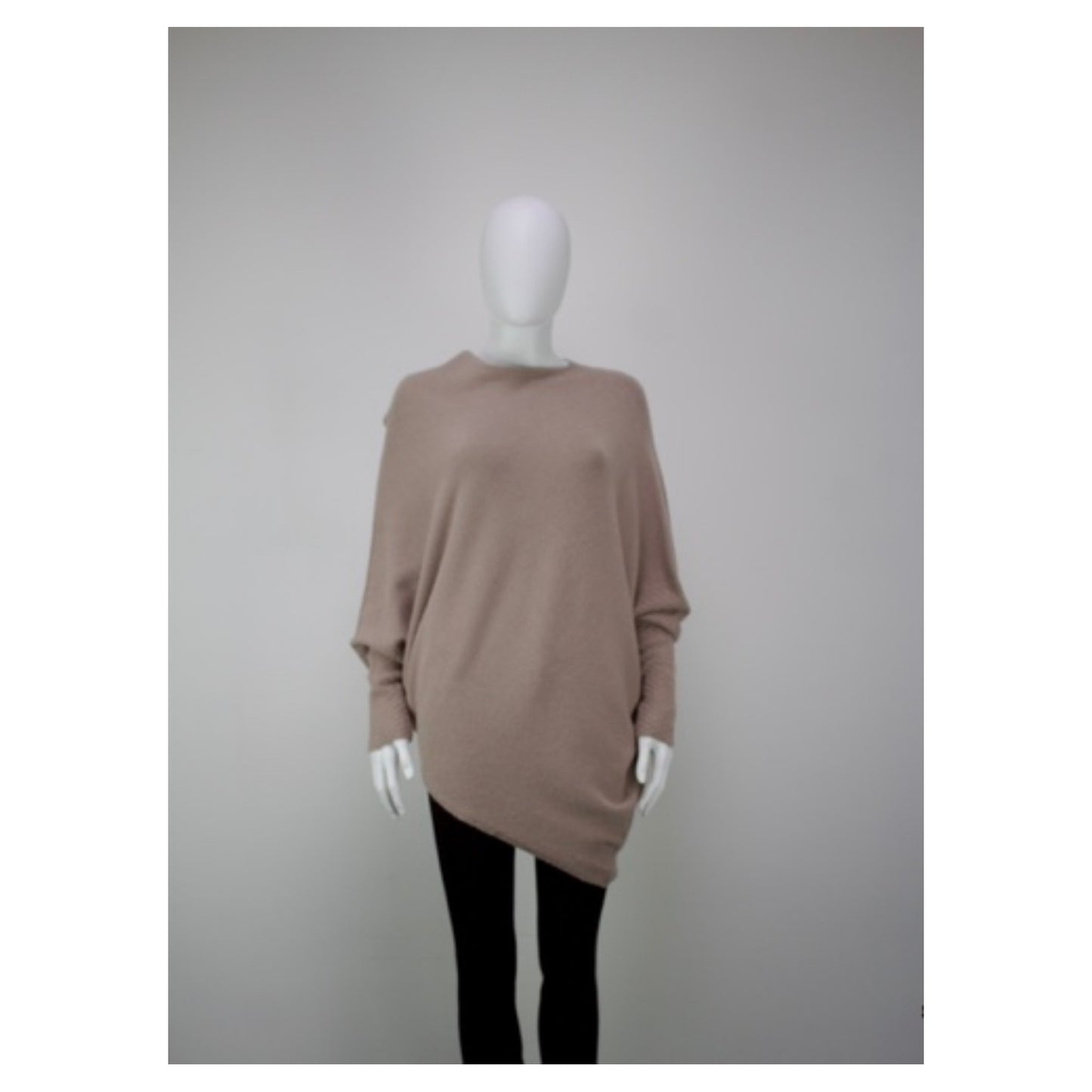 HARMONY Long sleeved asymmetric jumper