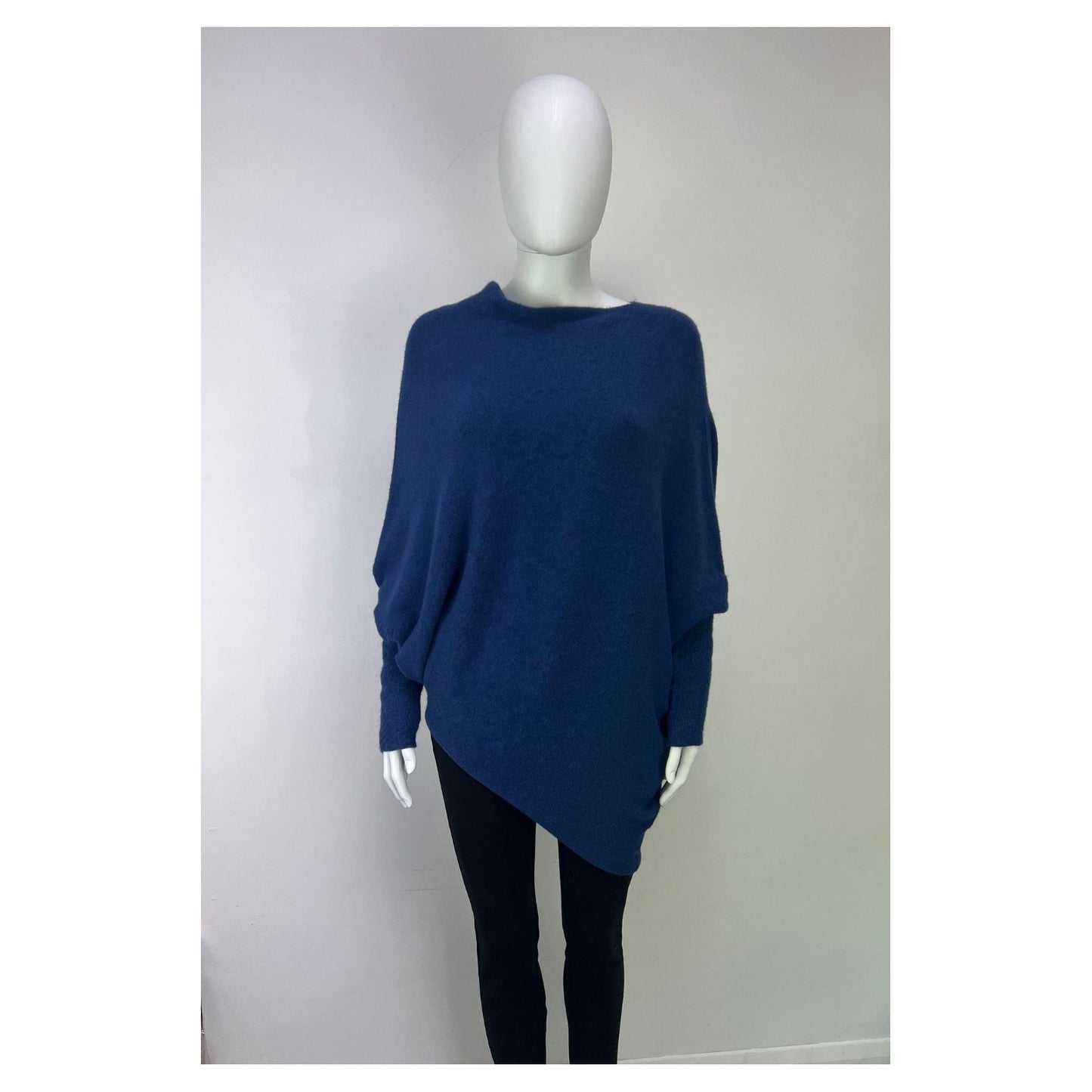 HARMONY Long sleeved asymmetric jumper