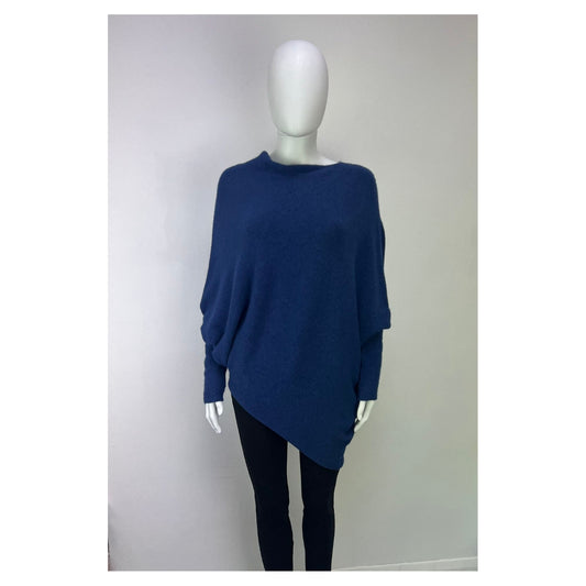 HARMONY Long sleeved asymmetric jumper