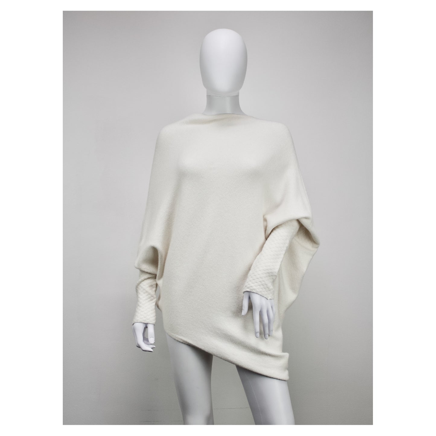 HARMONY Long sleeved asymmetric jumper