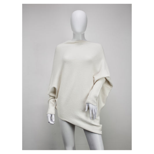 HARMONY Long sleeved asymmetric jumper
