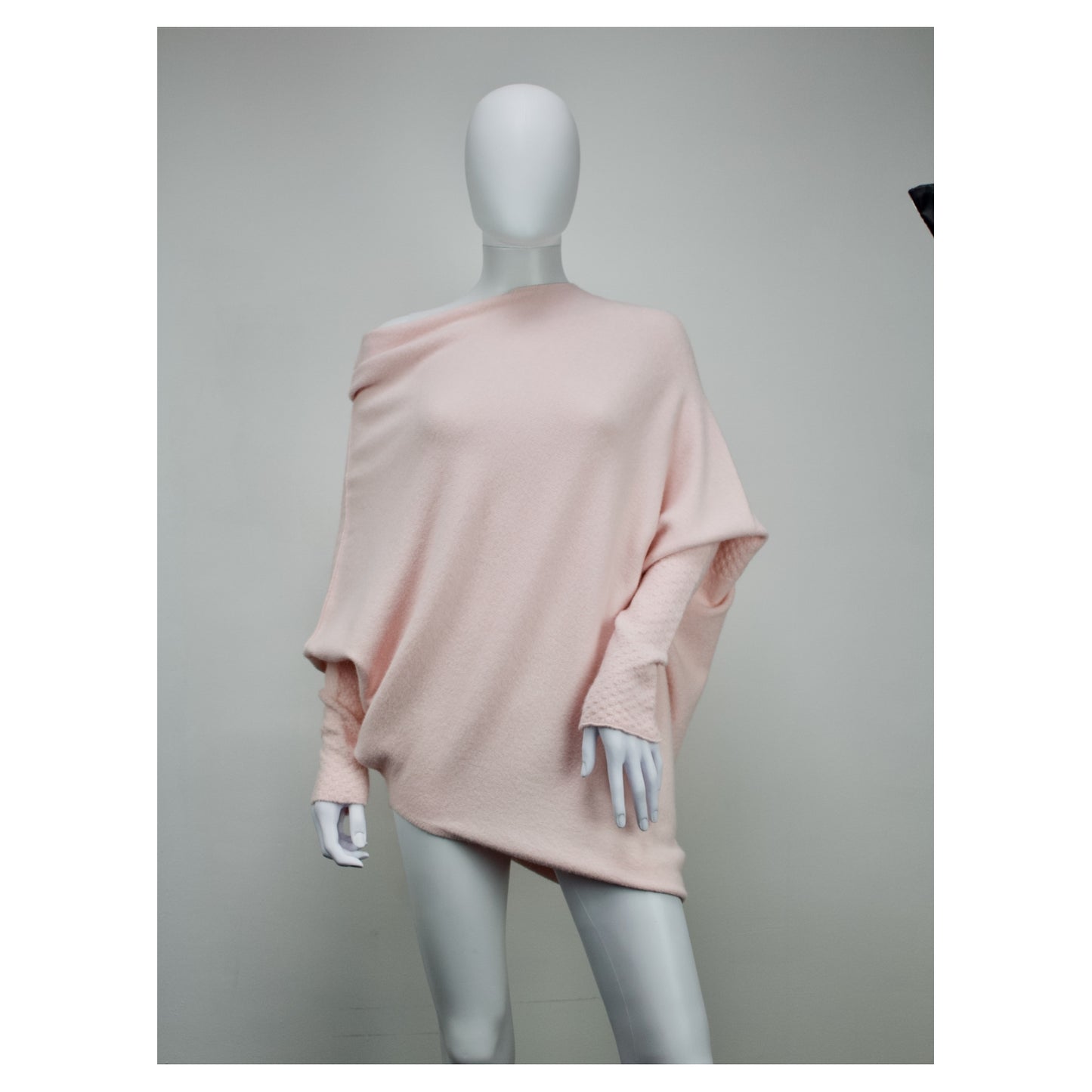 HARMONY Long sleeved asymmetric jumper
